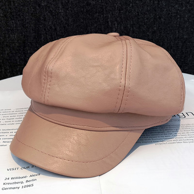 Női bőr sapka több színben