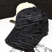 Ženska ležerna kapa sa šilterom i natpisima