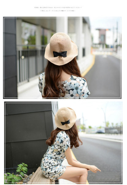 Korszerű női sapka rojtokkal és szalaggal