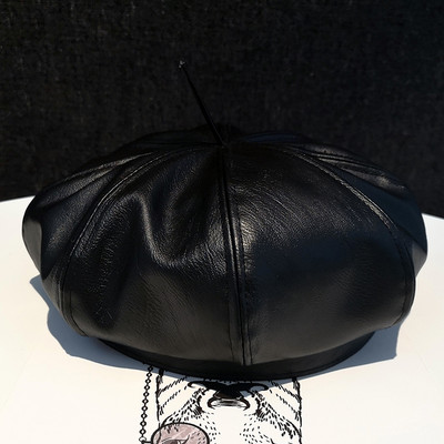 Új modell női bőr sapka típusú barett