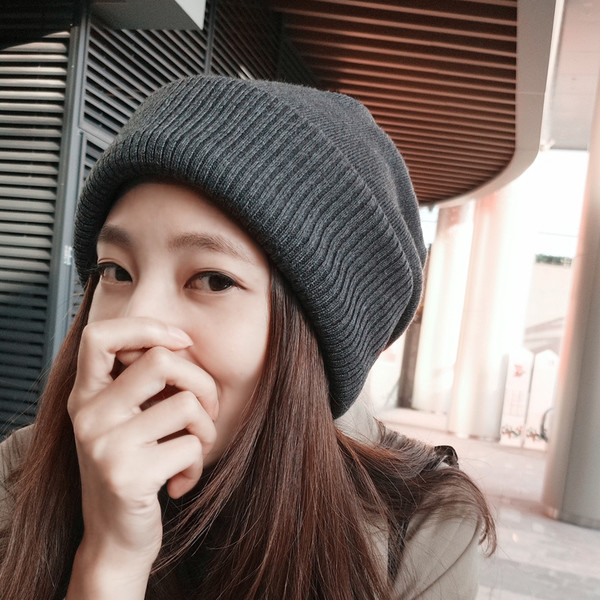 Kötött sapka sima, télire alkalmas mintával