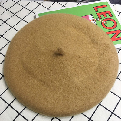 Μαλλίνο γυναικείο καπέλο τύπου μπερέ