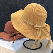 Új modell női sapka szalaggal - nyárra