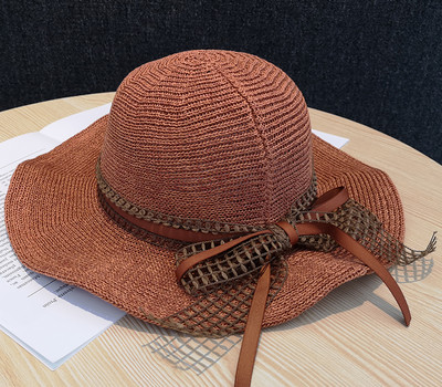 Új modell női sapka szalaggal - nyárra