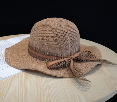 Új modell női sapka szalaggal - nyárra