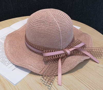 Új modell női sapka szalaggal - nyárra