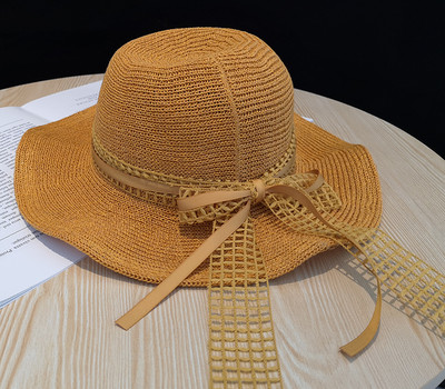 Új modell női sapka szalaggal - nyárra