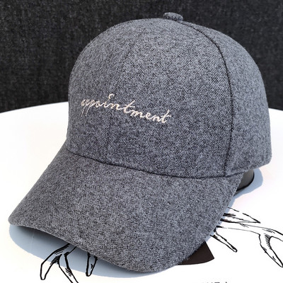 Új modell női alkalmi sapka napellenzővel és hímzéssel