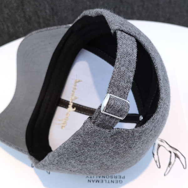 Új modell női alkalmi sapka napellenzővel és hímzéssel