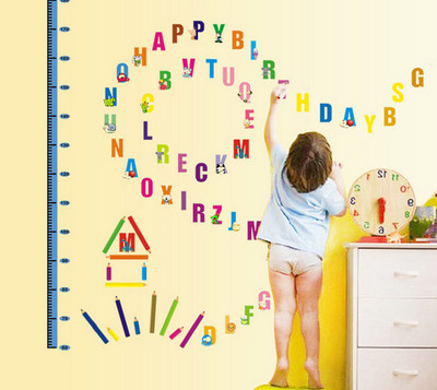 Αυτοκόλλητα τοίχου 3D, κατάλληλα για παιδικό δωμάτιο με καμηλοπάρδαλη, άλογο, μαϊμού, ελέφαντα και άλλα ενδιαφέροντα κινούμενα σχέδια