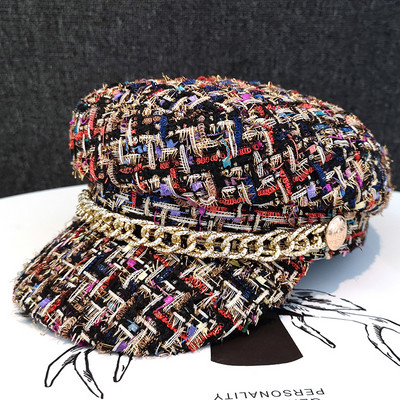 Modern női sapka sapka típusú napellenzővel