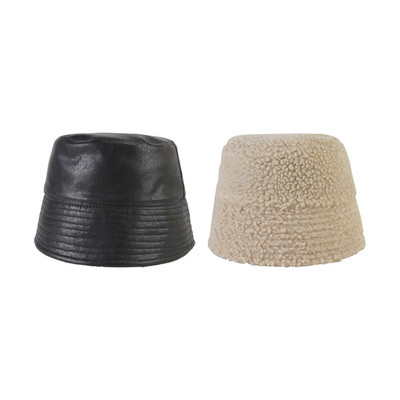 Νέο χειμερινό γυναικείο καπέλο με δύο πρόσωπα