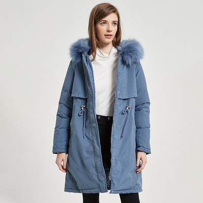 Új modell felső női téli bélelt kabát modern pehellyel több színben