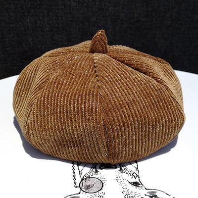 Alkalmi női sapka típusú barett-retro stílusú