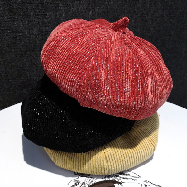 Alkalmi női sapka típusú barett-retro stílusú