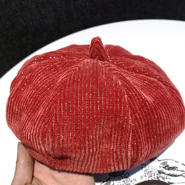 Alkalmi női sapka típusú barett-retro stílusú