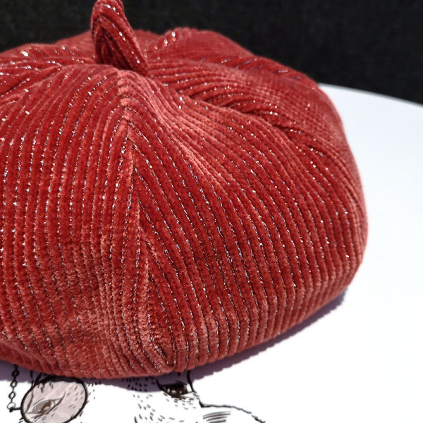 Alkalmi női sapka típusú barett-retro stílusú