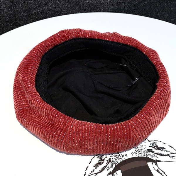 Alkalmi női sapka típusú barett-retro stílusú