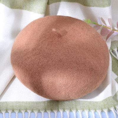 Γυναικείο μάλλινο καπέλο μπερέ 