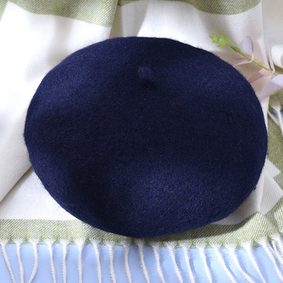 Γυναικείο μάλλινο καπέλο μπερέ 