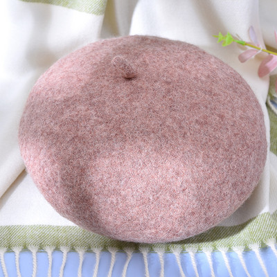 Γυναικείο μάλλινο καπέλο μπερέ 