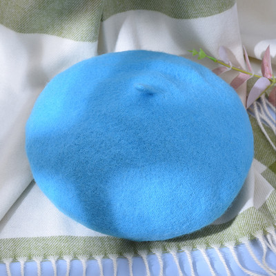 Γυναικείο μάλλινο καπέλο μπερέ 