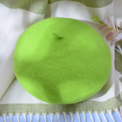 Γυναικείο μάλλινο καπέλο μπερέ 