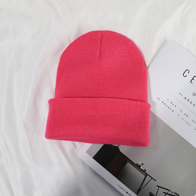 Női téli sapka - egyszínű