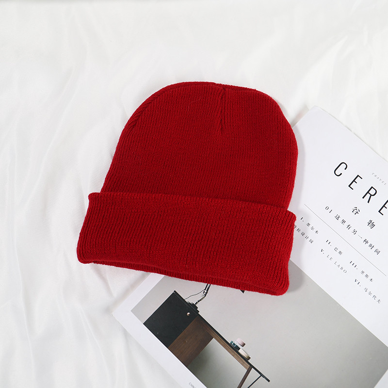 Női téli sapka - egyszínű