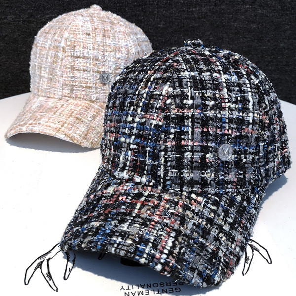 Női alkalmi kockás sapka napellenzővel