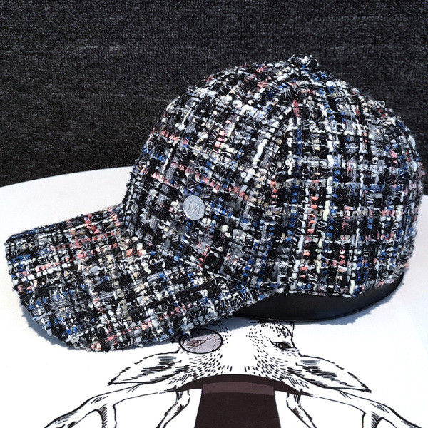 Női alkalmi kockás sapka napellenzővel