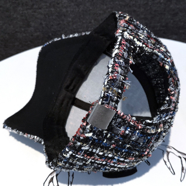 Női alkalmi kockás sapka napellenzővel