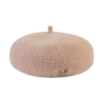 Ženska moderna kapa tipa beretka s vezom