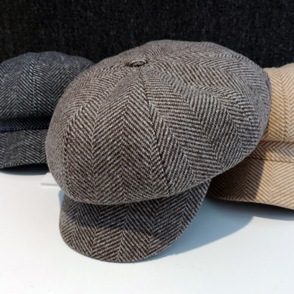 Női gyapjúsapkás sima modell