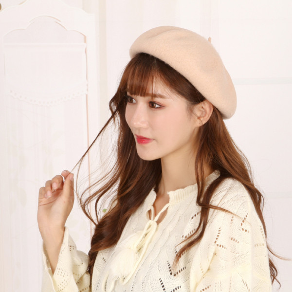 Női őszi-téli barett típusú sapka