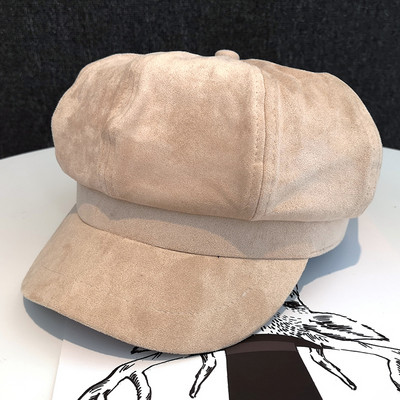 Modern női velúr kalap napellenzővel