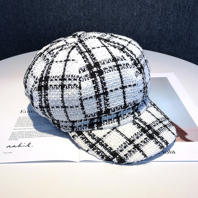 Kockás sapka nőknek