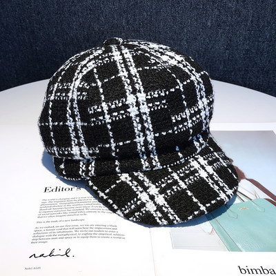 Kockás sapka nőknek