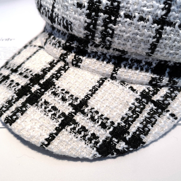 Kockás sapka nőknek