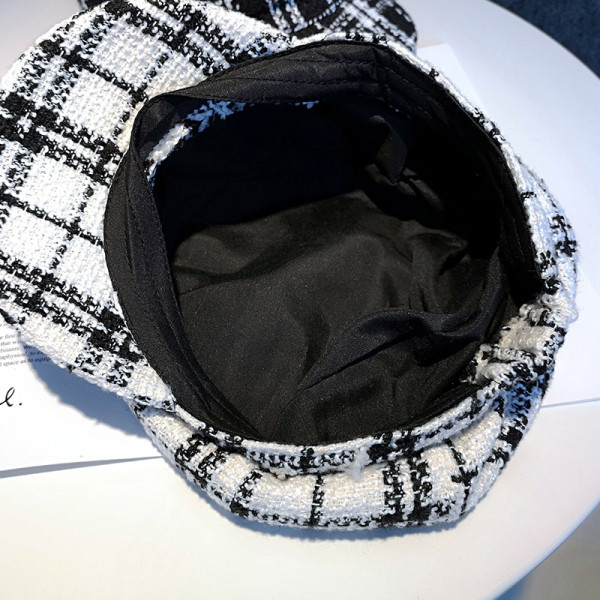 Kockás sapka nőknek