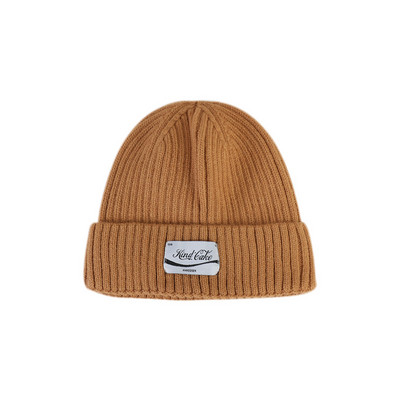 Γυναικείο πλεκτό καπέλο χειμερινό  με επιγραφή