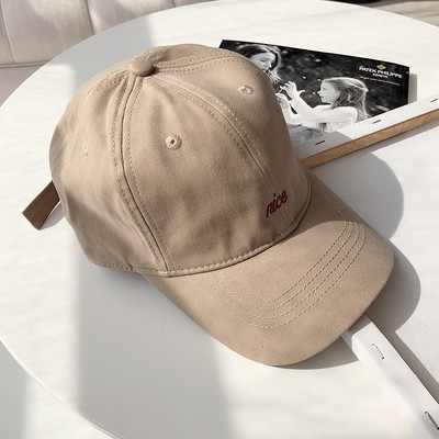 Új modell női baseball sapka hímzéssel és napellenzővel