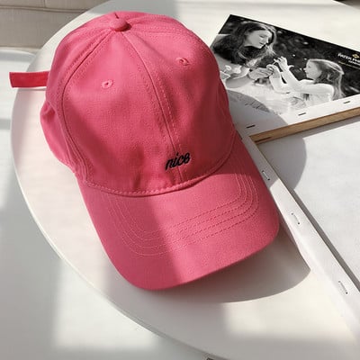 Új modell női baseball sapka hímzéssel és napellenzővel