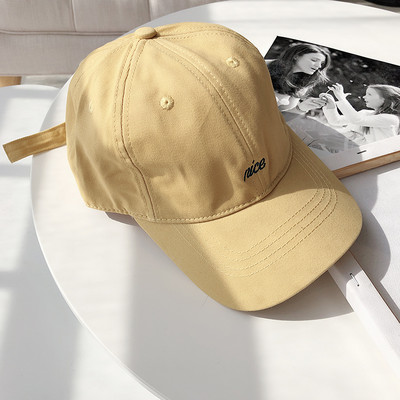 Új modell női baseball sapka hímzéssel és napellenzővel