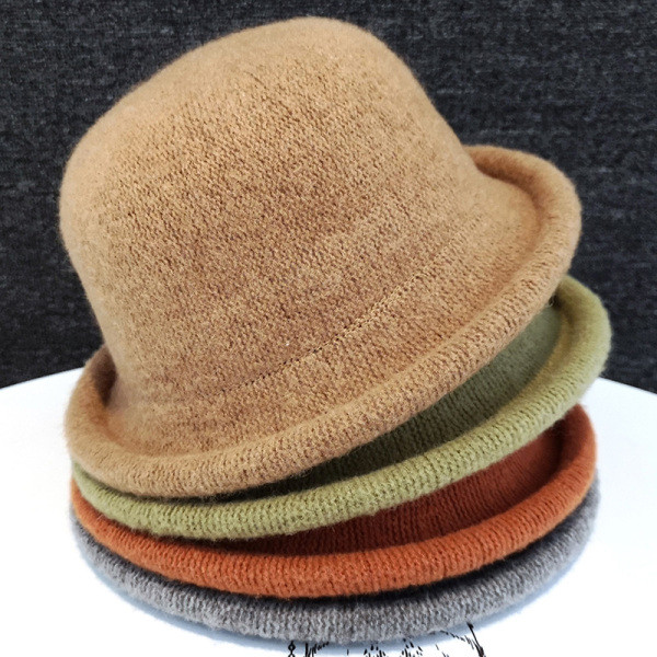 Téli gyapjú sapka sima modell