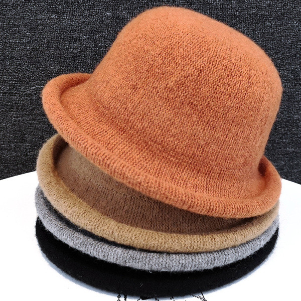 Téli gyapjú sapka sima modell