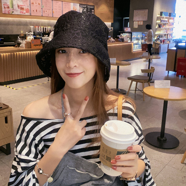 Modern női csipke sapka