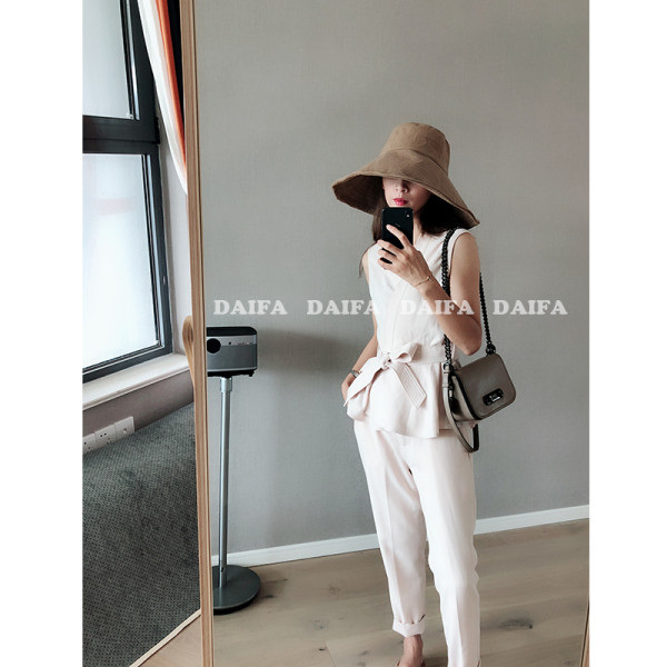 Új modell széles karimájú női alkalmi sapka