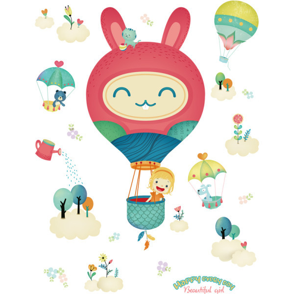 Bērnu istabas apdare ar dažādiem elementiem pašlīmējoša