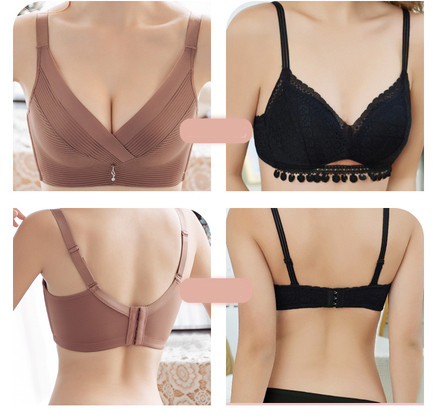 Női melltartó V-nyakkal és állítható pántokkal